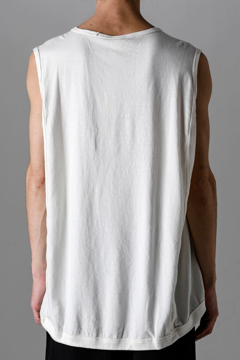 SLEEVELESS TEE Cotton Hemp Jersey KINARI