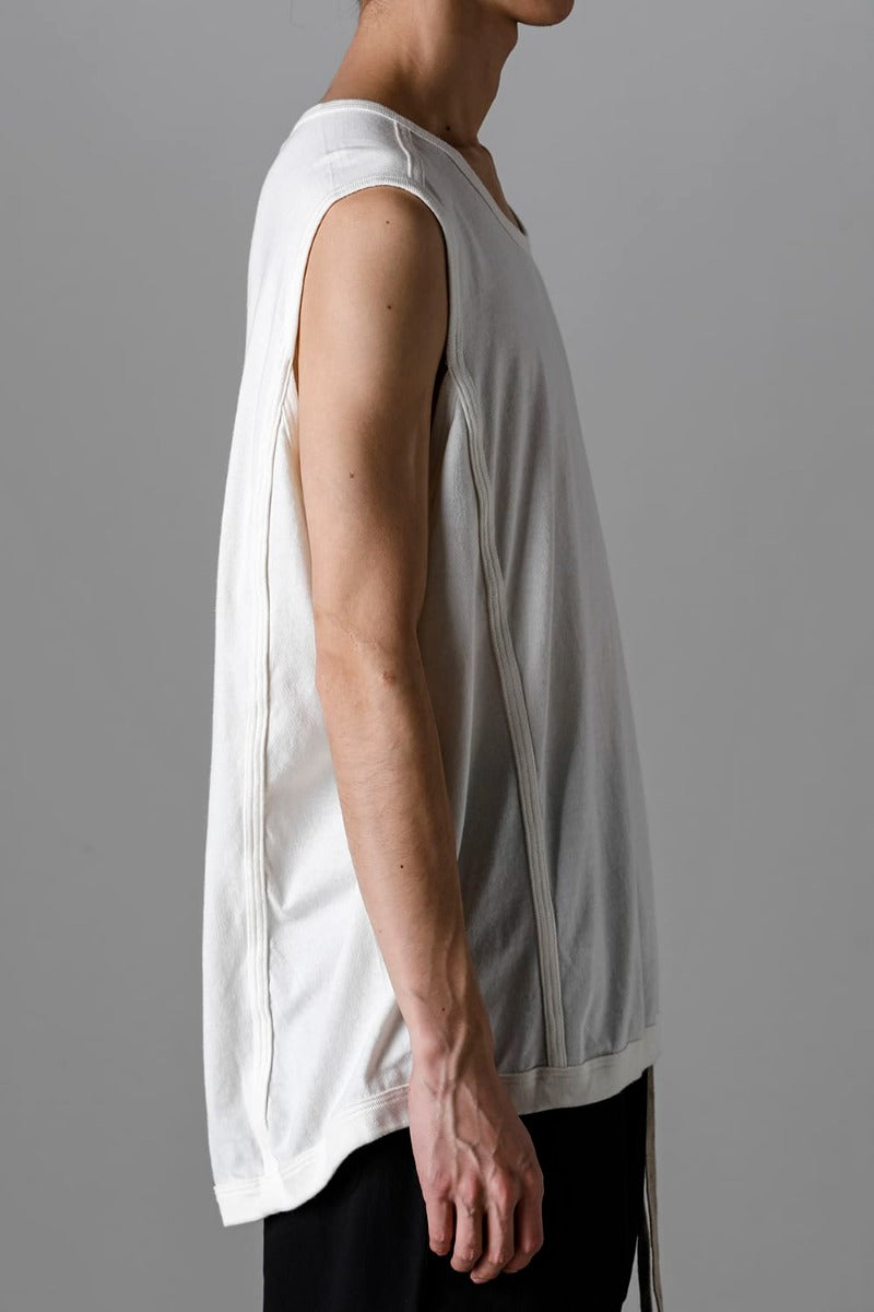 SLEEVELESS TEE Cotton Hemp Jersey KINARI