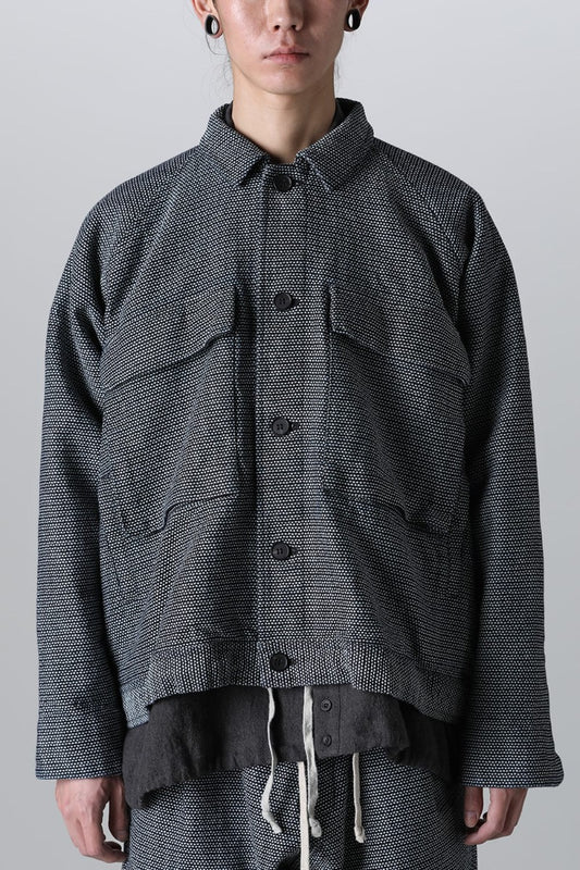 EISENHOWER JACKET Loop Denim Contrast