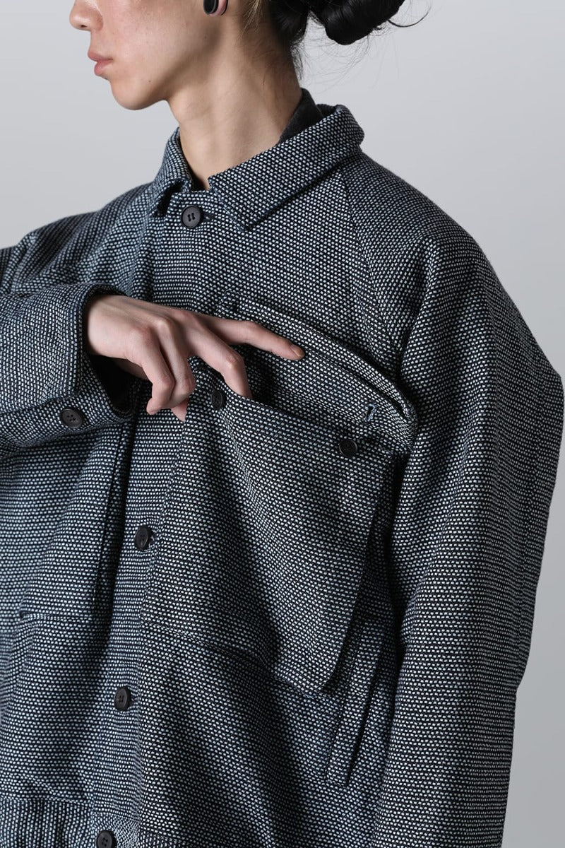 EISENHOWER JACKET Loop Denim Contrast