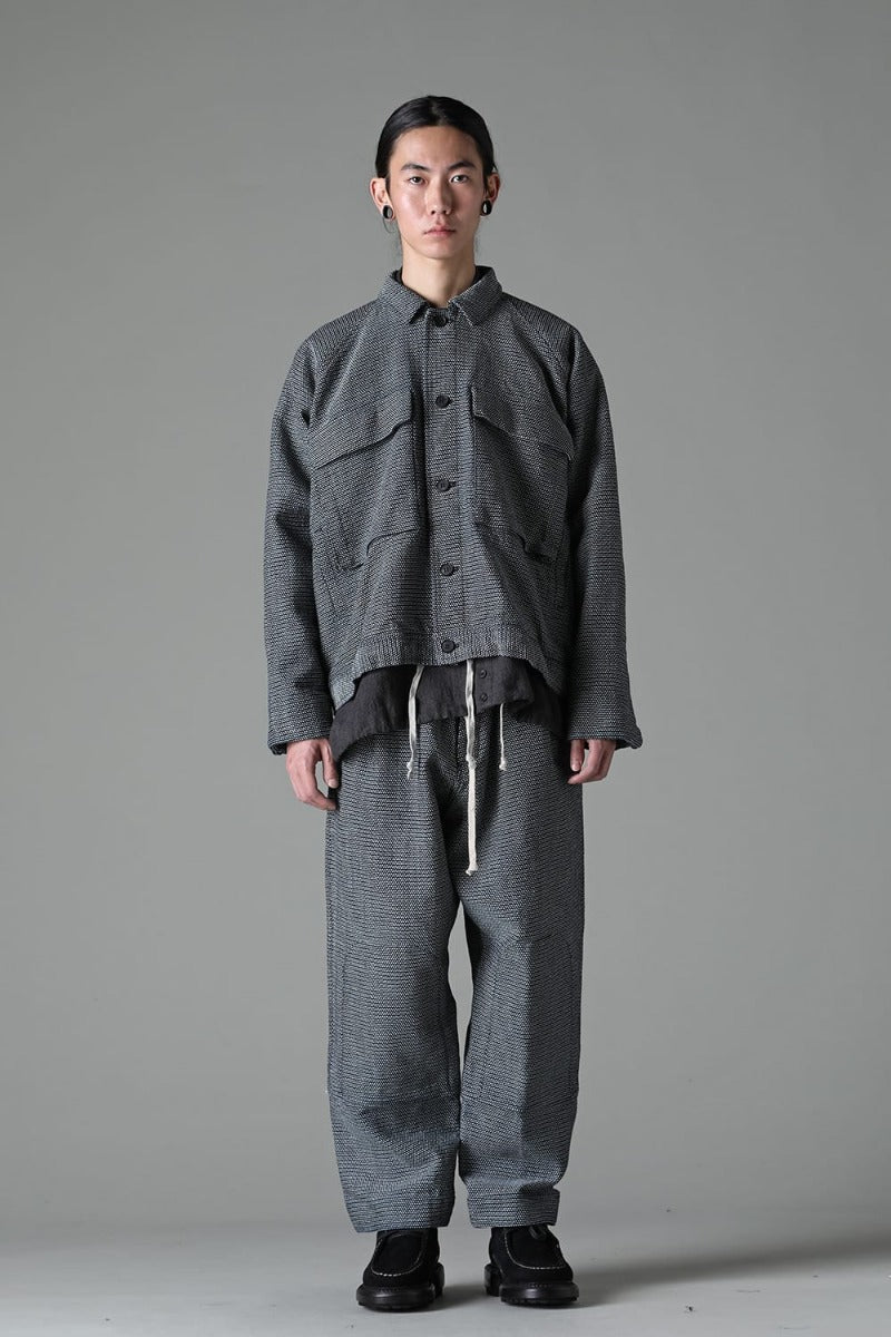 EISENHOWER JACKET Loop Denim Contrast