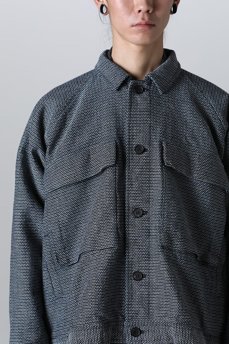 EISENHOWER JACKET Loop Denim Contrast