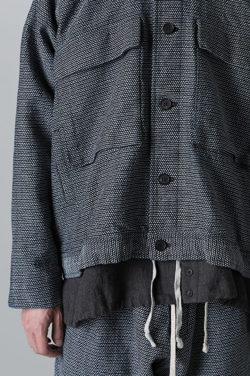 EISENHOWER JACKET Loop Denim Contrast