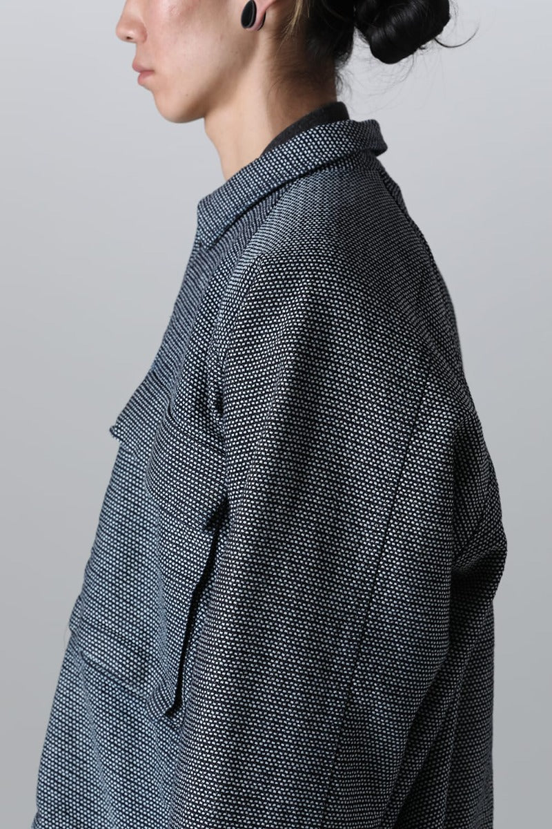 EISENHOWER JACKET Loop Denim Contrast