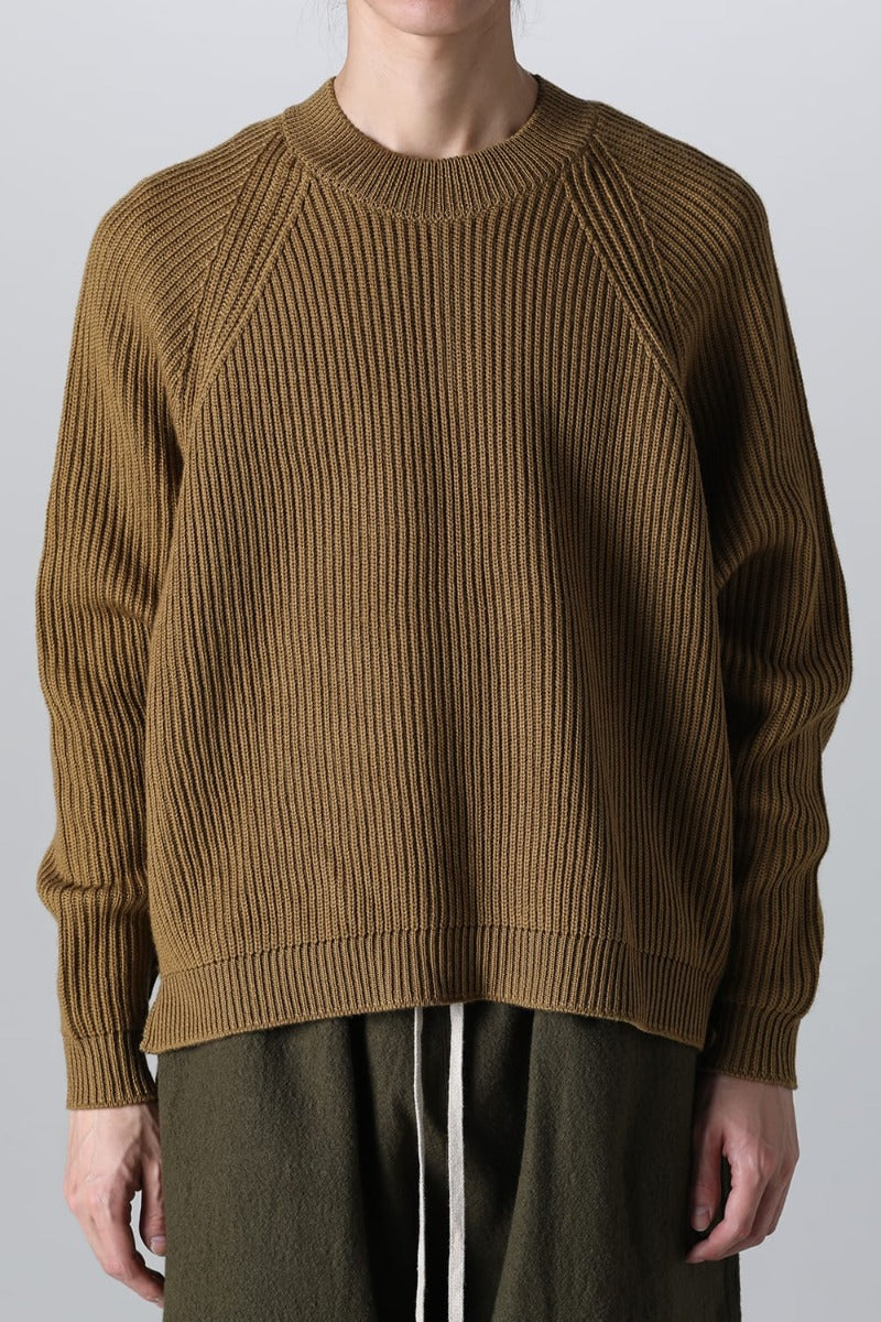 KNITTED CREWNECK Moss Green