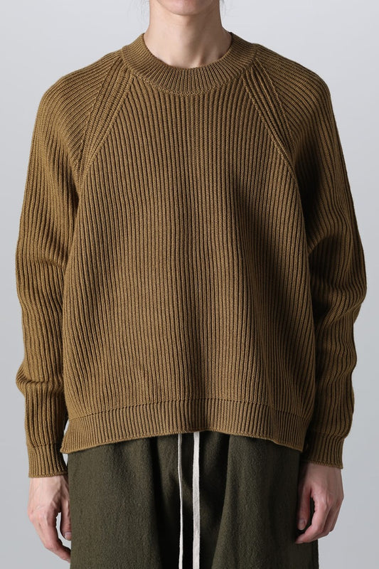 KNITTED CREWNECK Moss Green