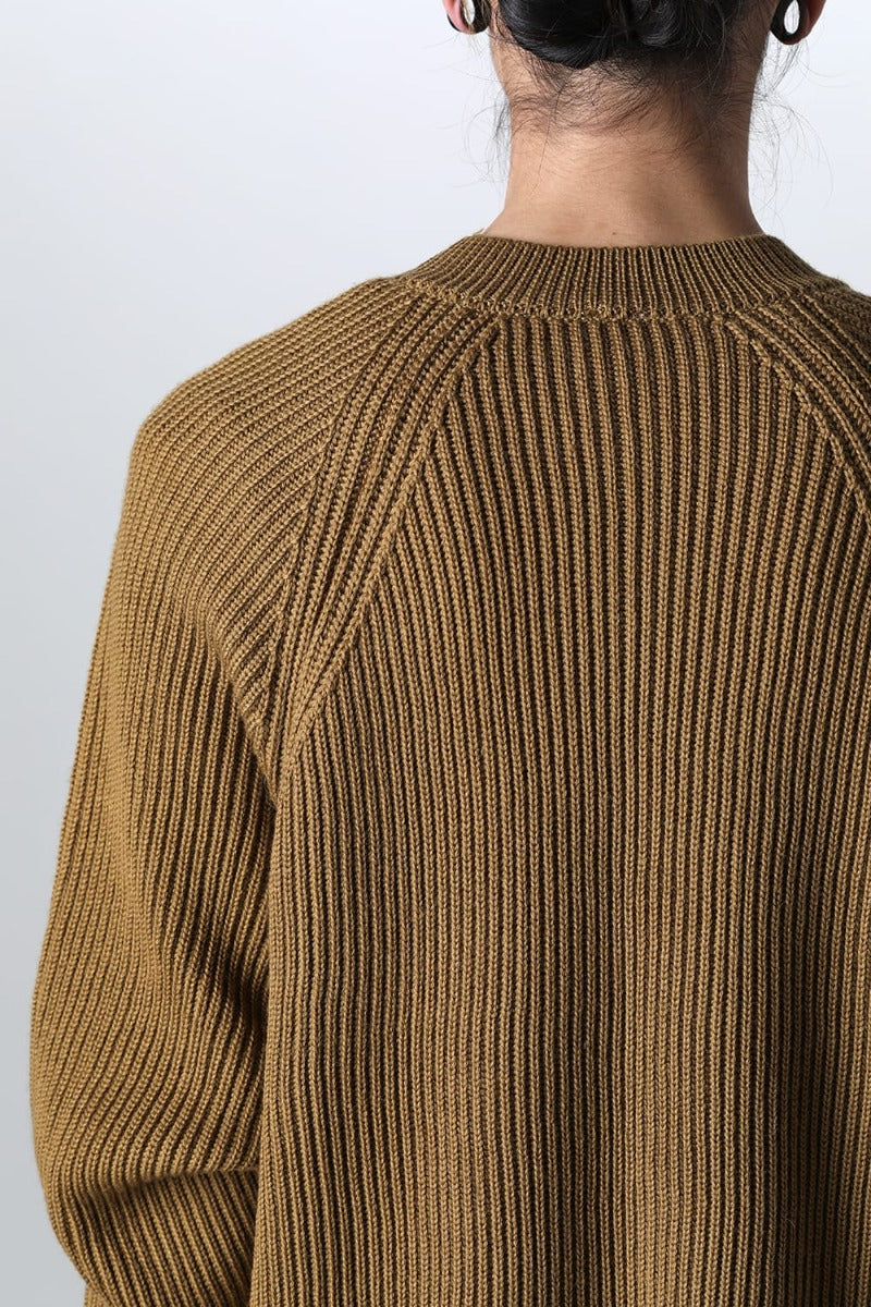KNITTED CREWNECK Moss Green