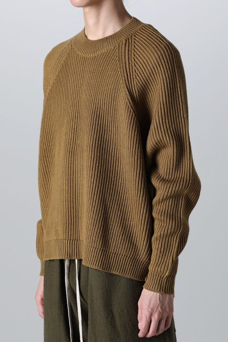 KNITTED CREWNECK Moss Green