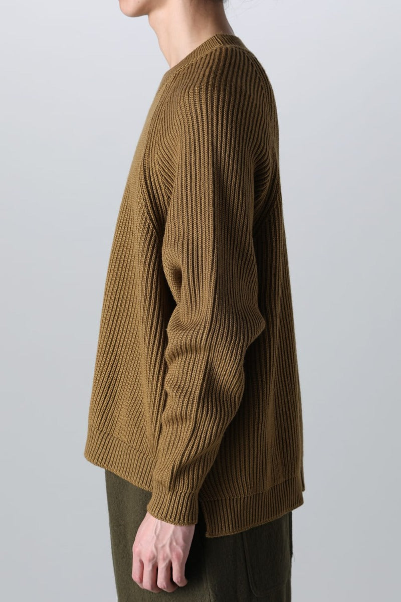 KNITTED CREWNECK Moss Green