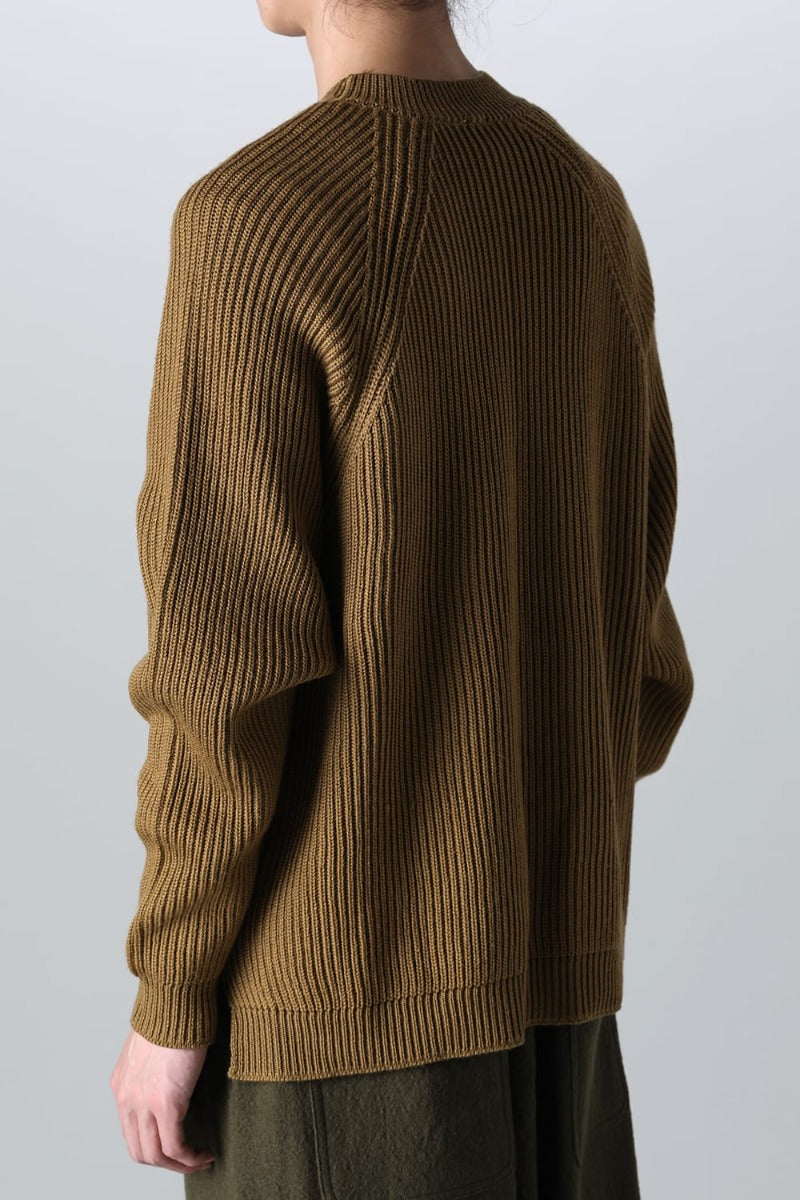 KNITTED CREWNECK Moss Green