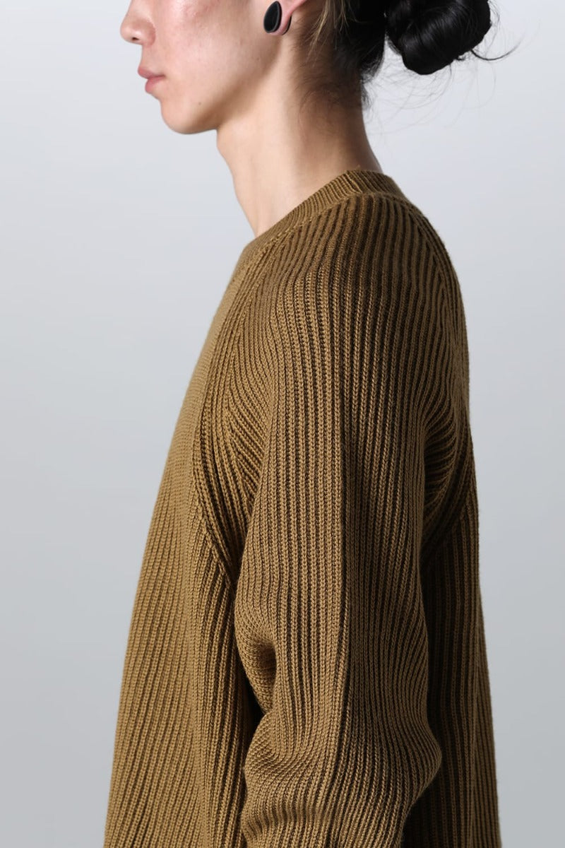KNITTED CREWNECK Moss Green