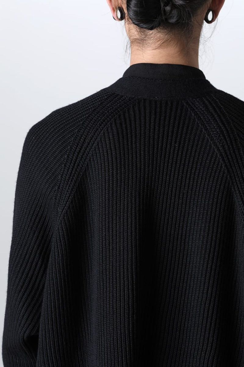KNITTED CARDIGAN Black