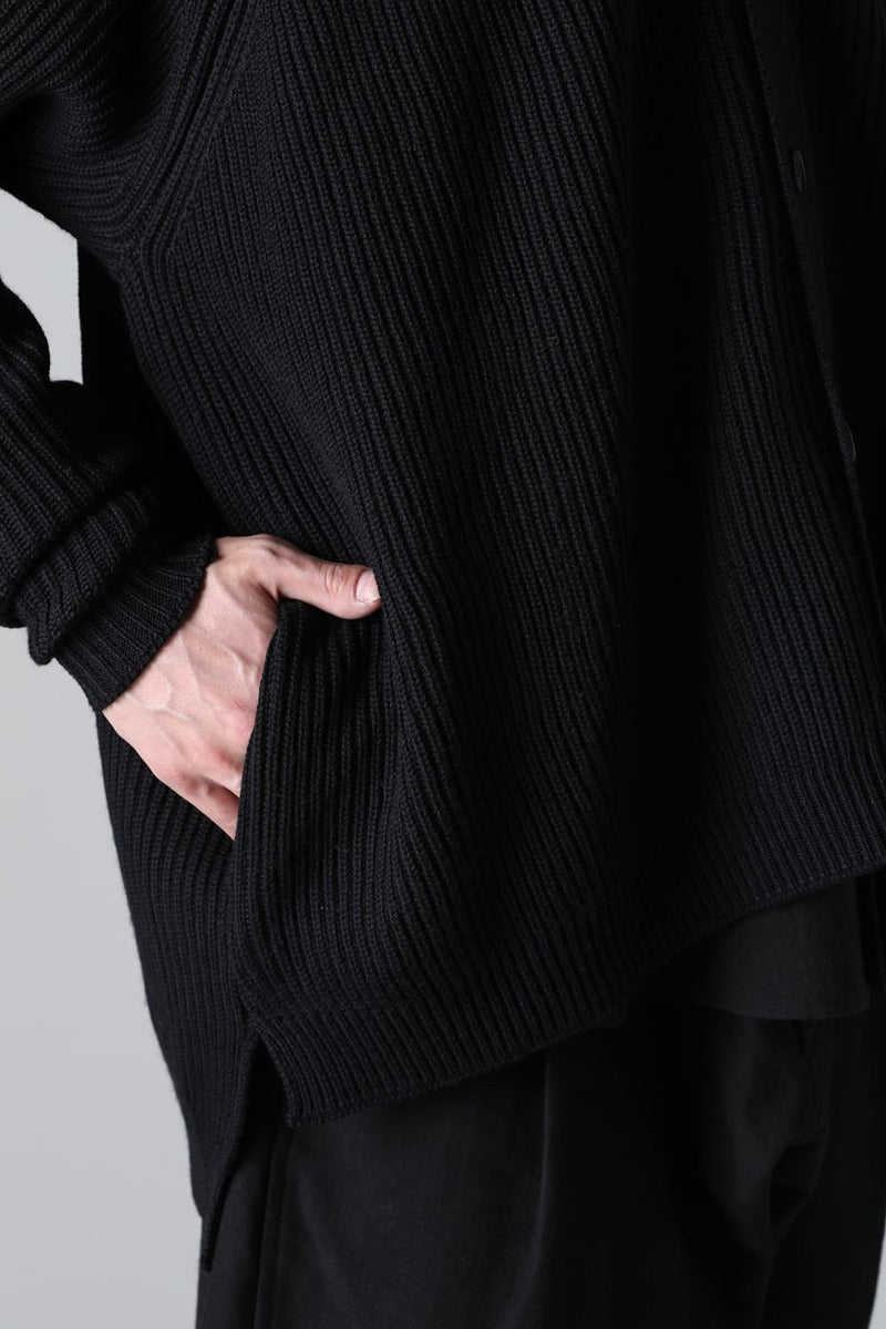 KNITTED CARDIGAN Black