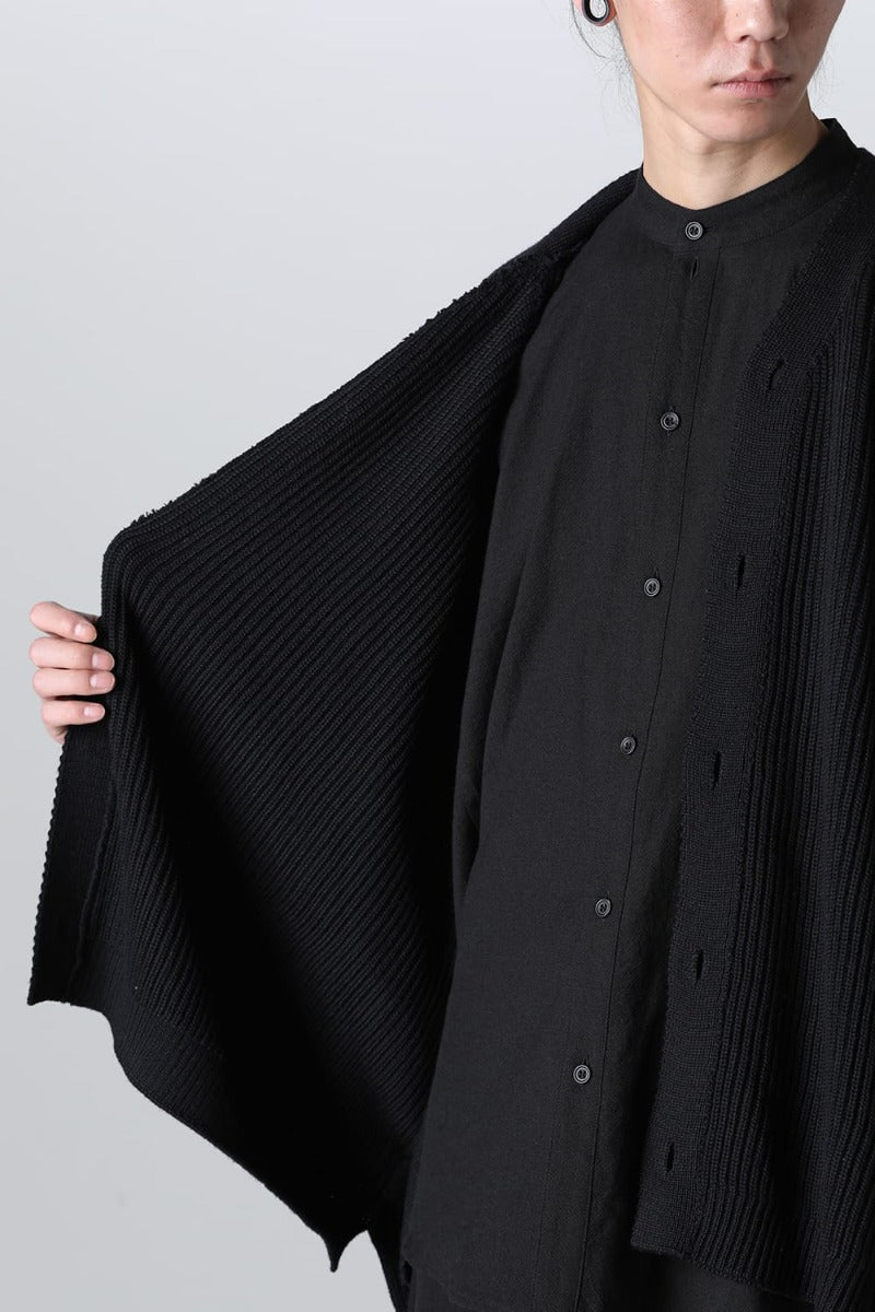 KNITTED CARDIGAN Black