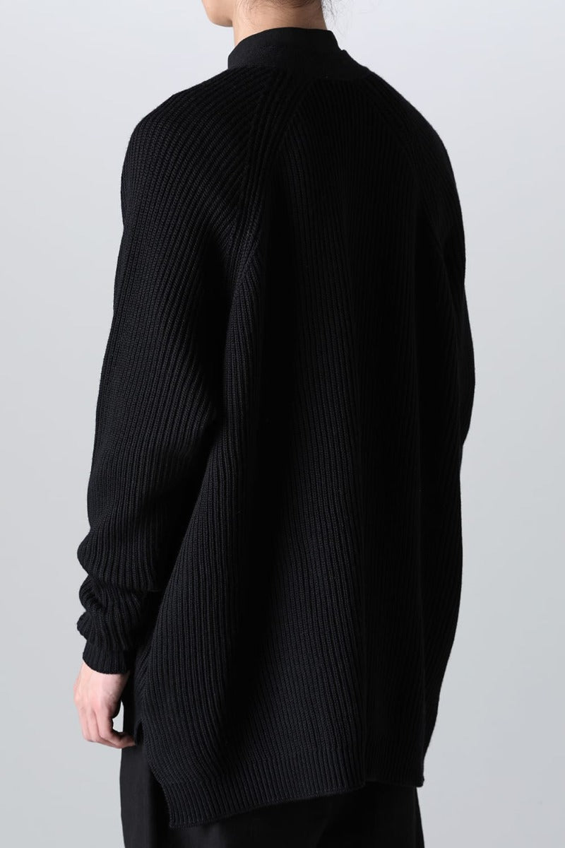 KNITTED CARDIGAN Black