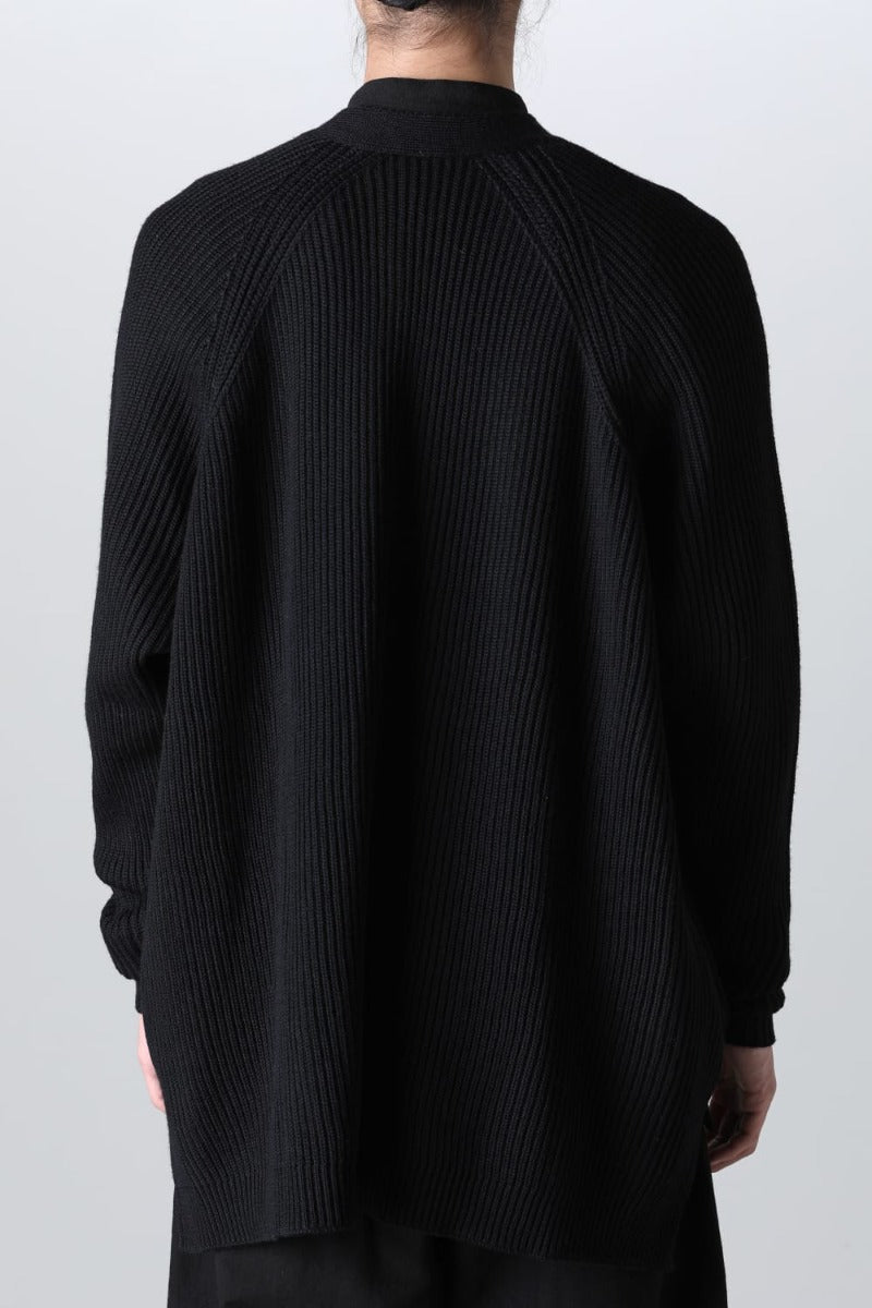 KNITTED CARDIGAN Black