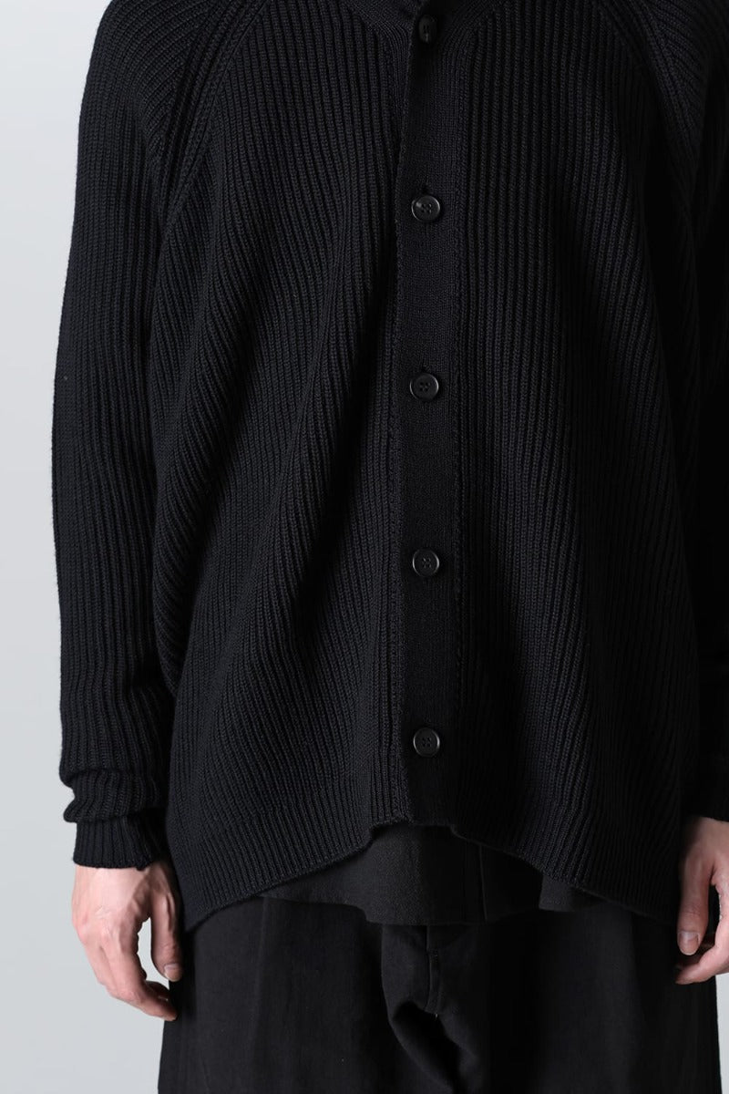 KNITTED CARDIGAN Black