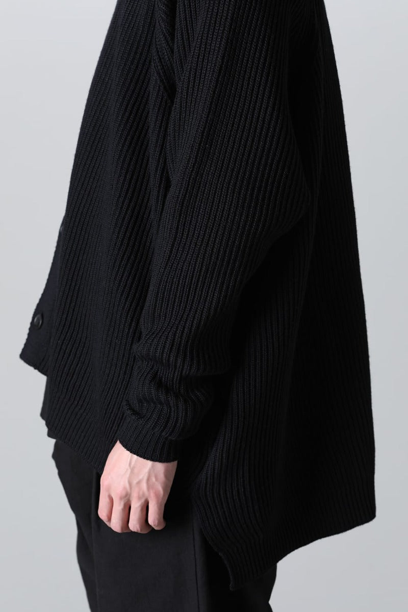 KNITTED CARDIGAN Black
