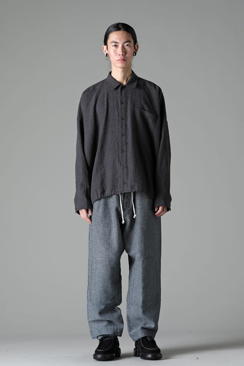 BOMBER SHIRT Boiled Cloth  Warm Anthracite