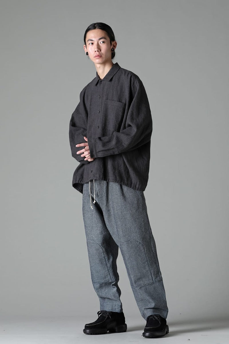 BOMBER SHIRT Boiled Cloth  Warm Anthracite