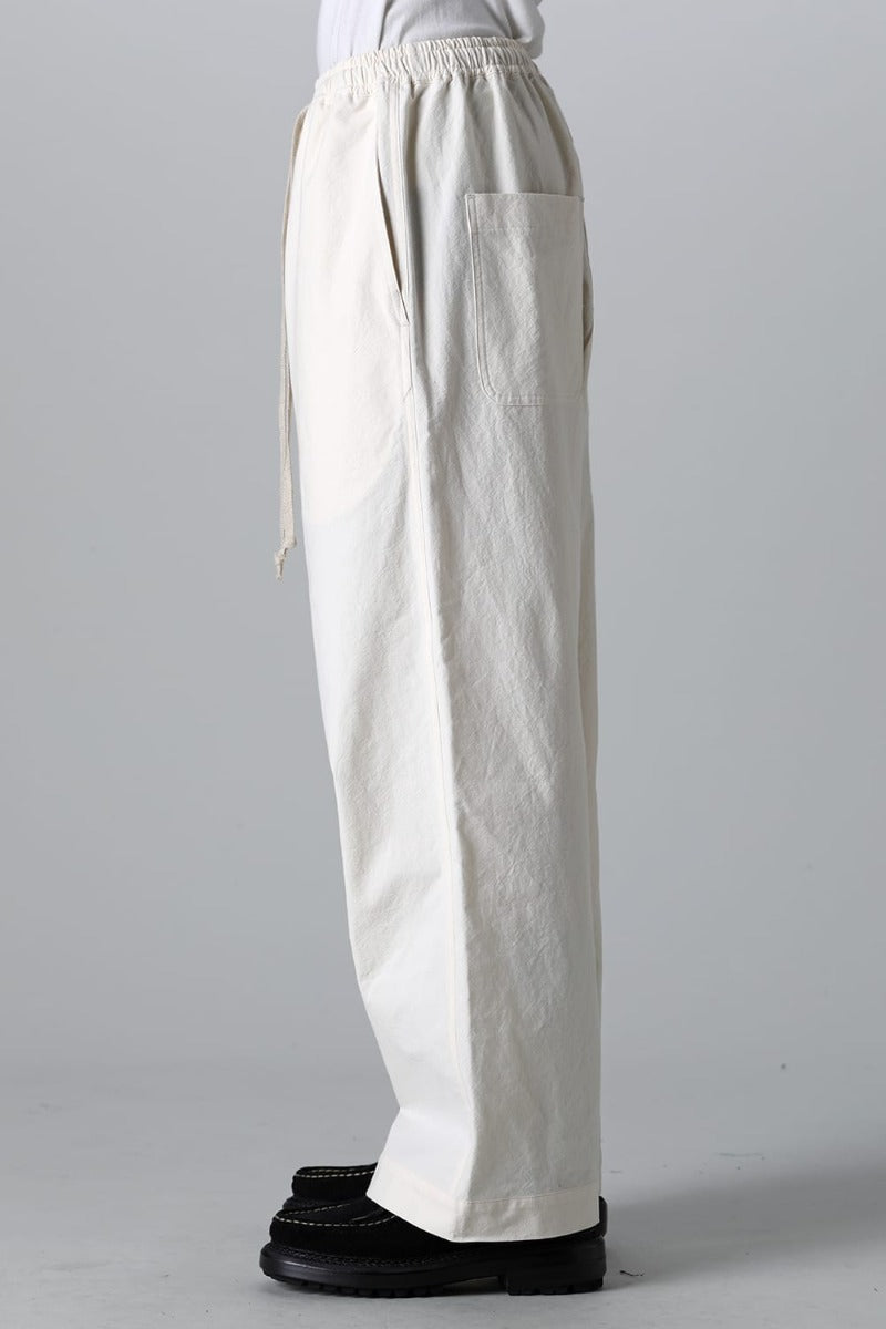 JOGGING TROUSERS Wrinkled Cotton Cloth Kinari