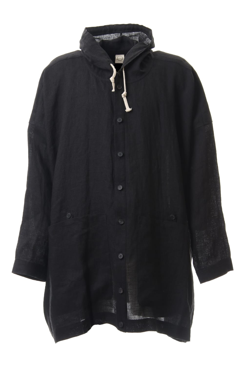 Stripe linen Hooded Shirts Jacket