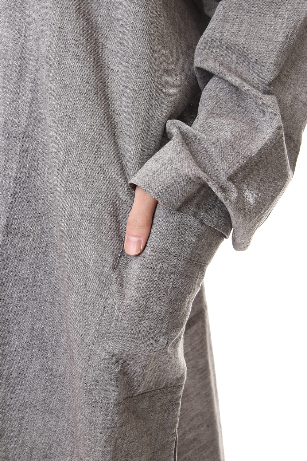 Plain LS Wide fit Tunic Brown Mele