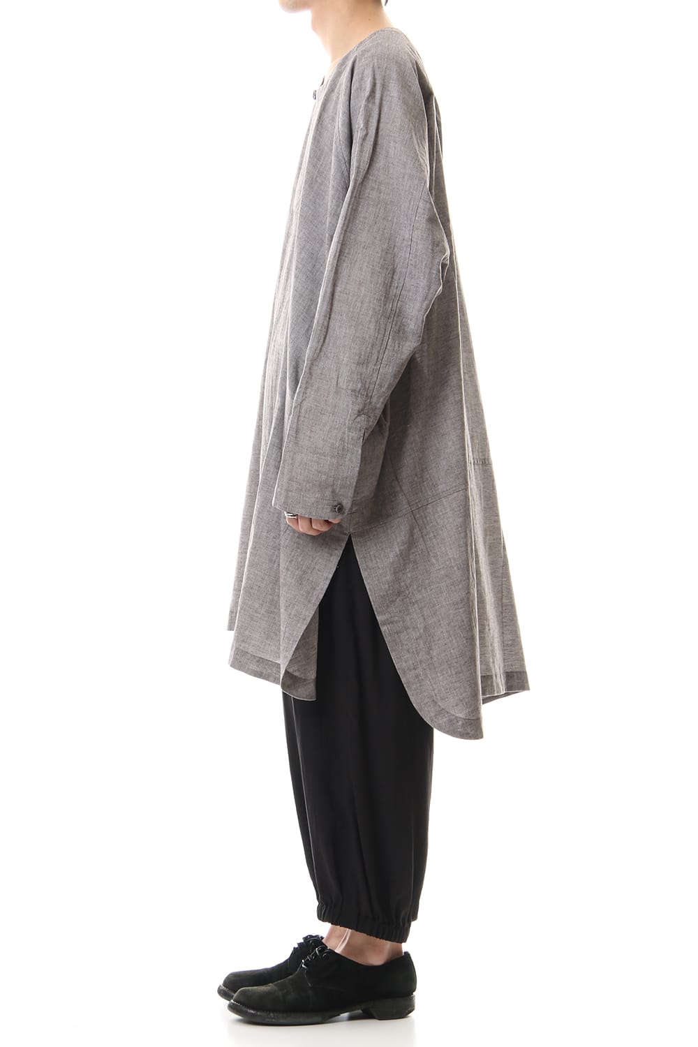 Plain LS Wide fit Tunic Brown Mele