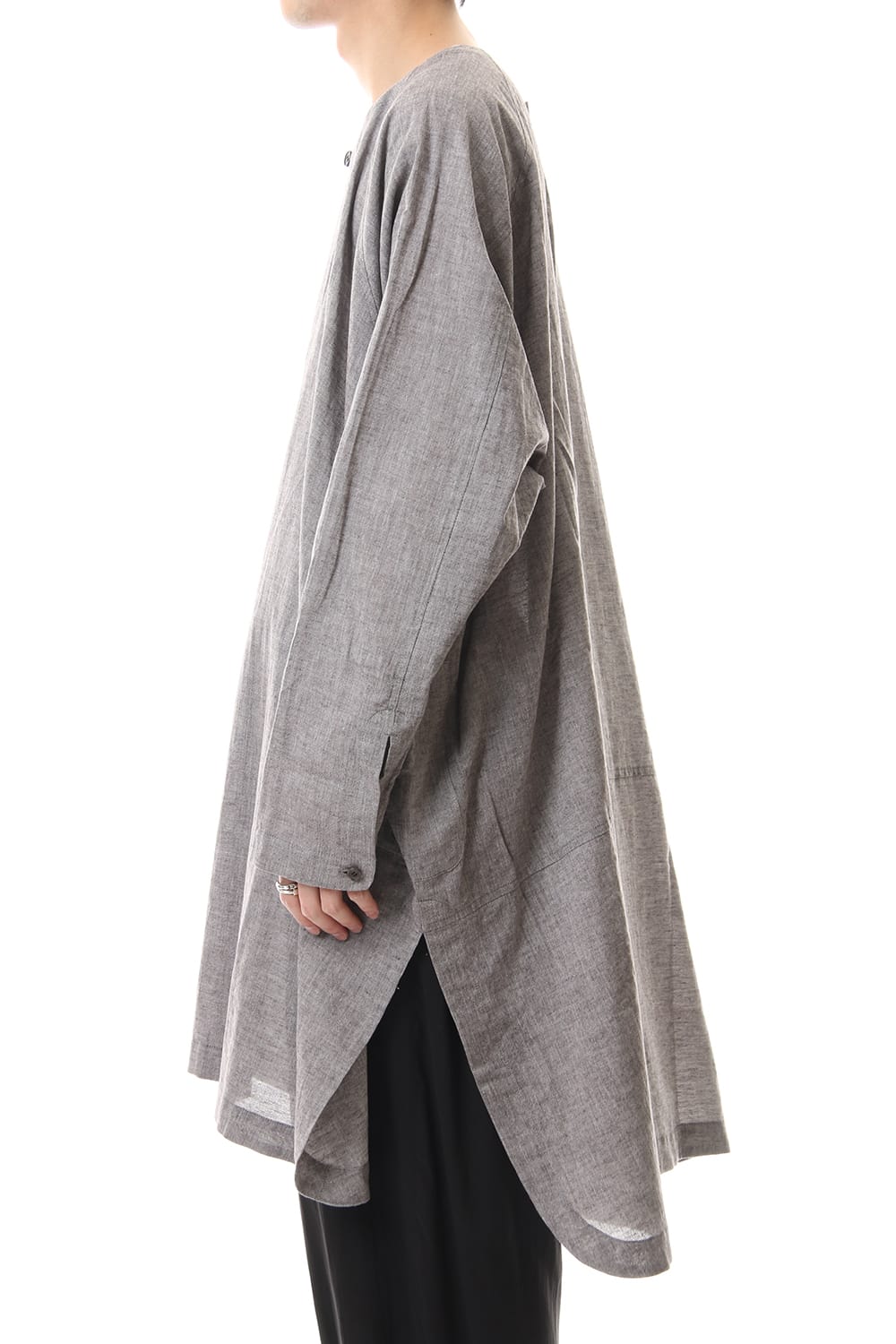 Plain LS Wide fit Tunic Brown Mele