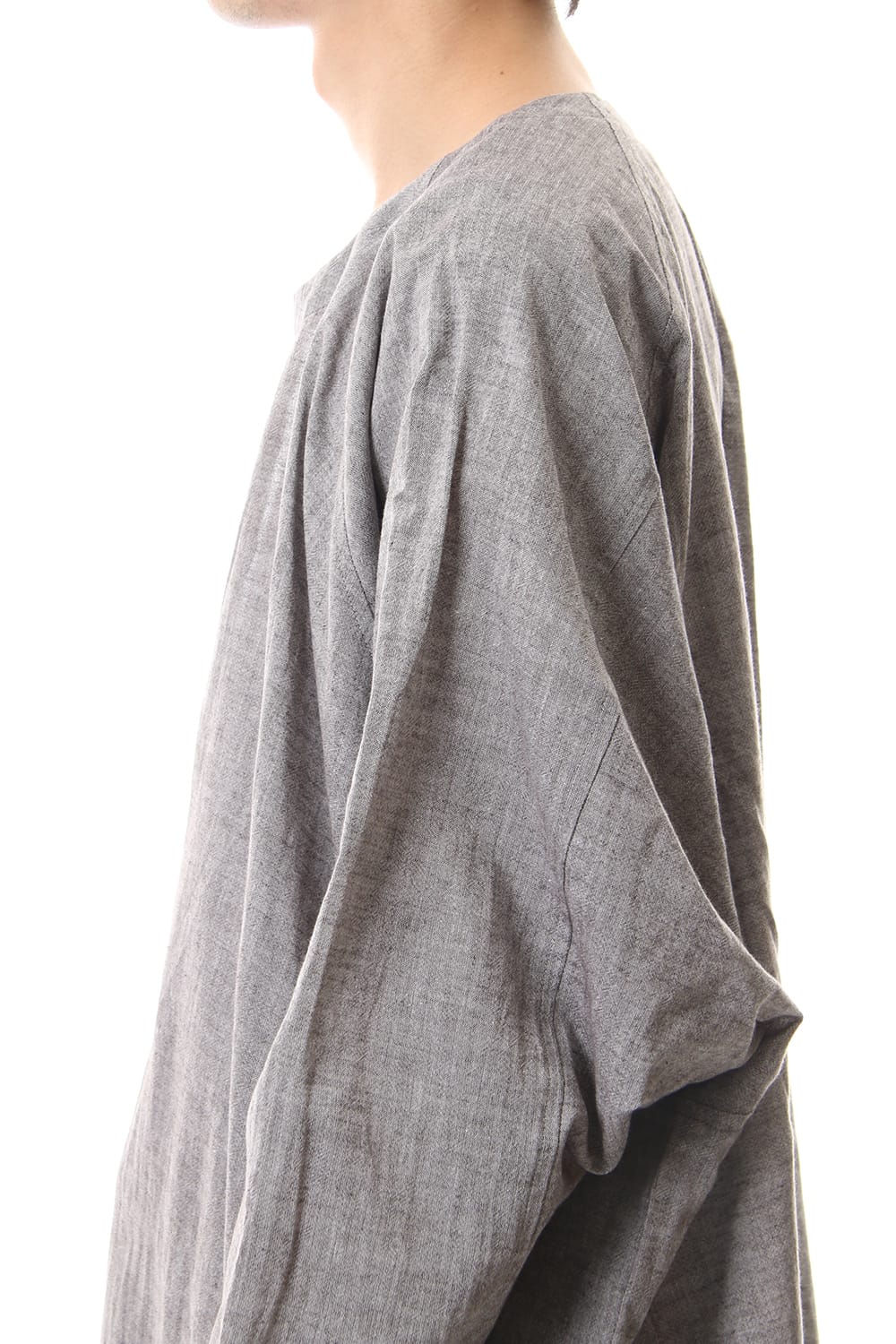 Plain LS Wide fit Tunic Brown Mele