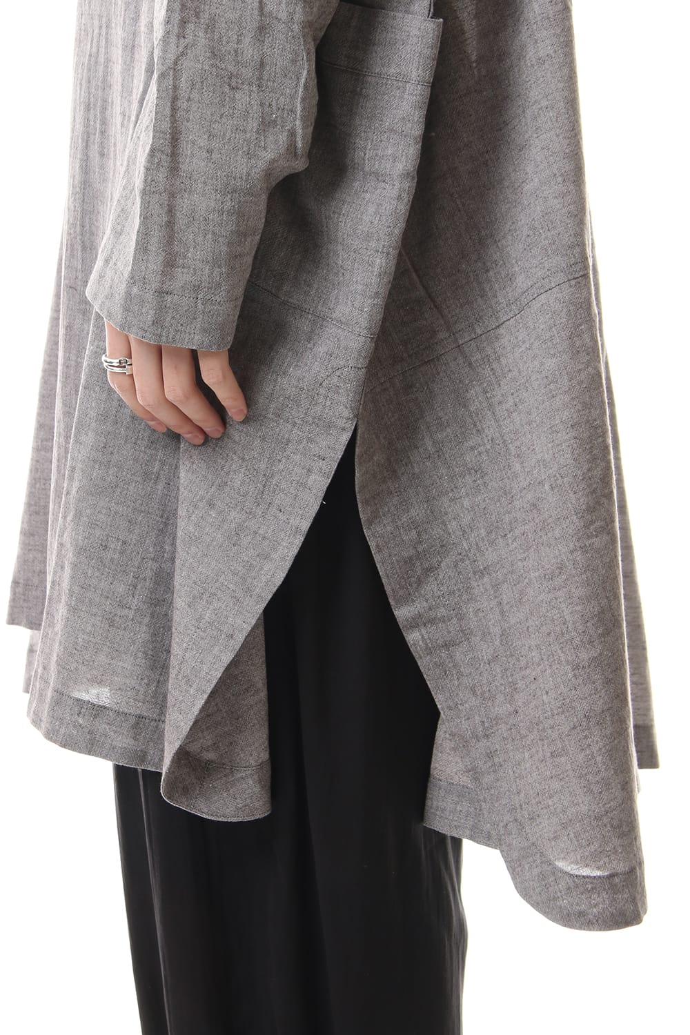 Plain LS Wide fit Tunic Brown Mele