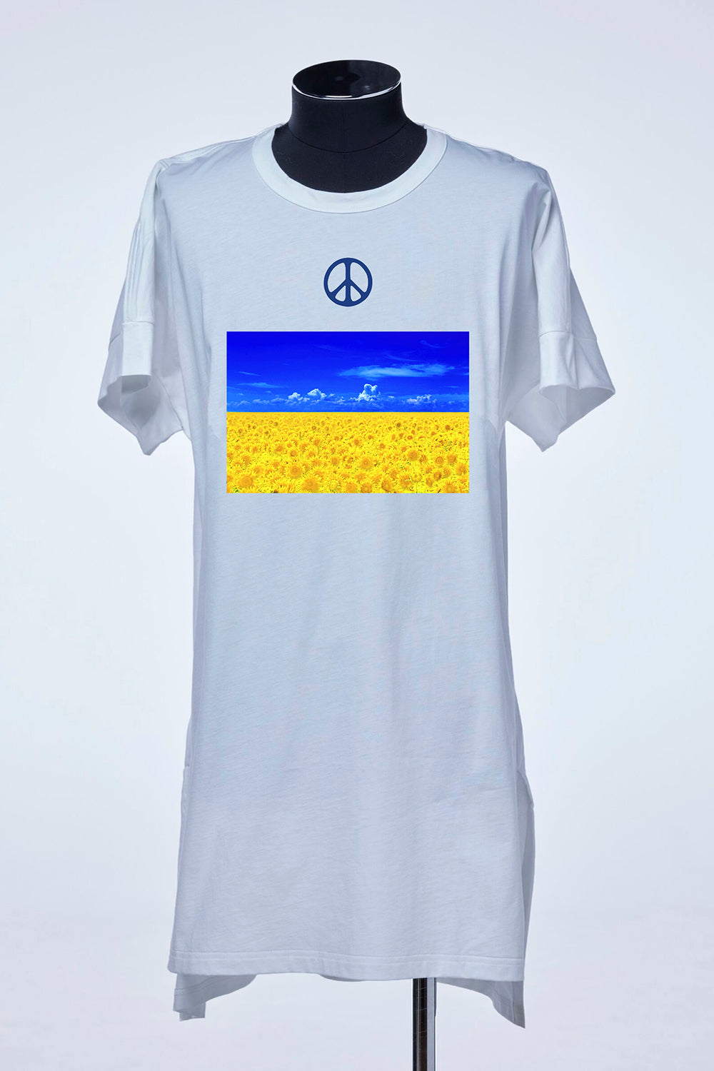 Ukrainian Refugees Support Charity Dolman Long T-Shirt