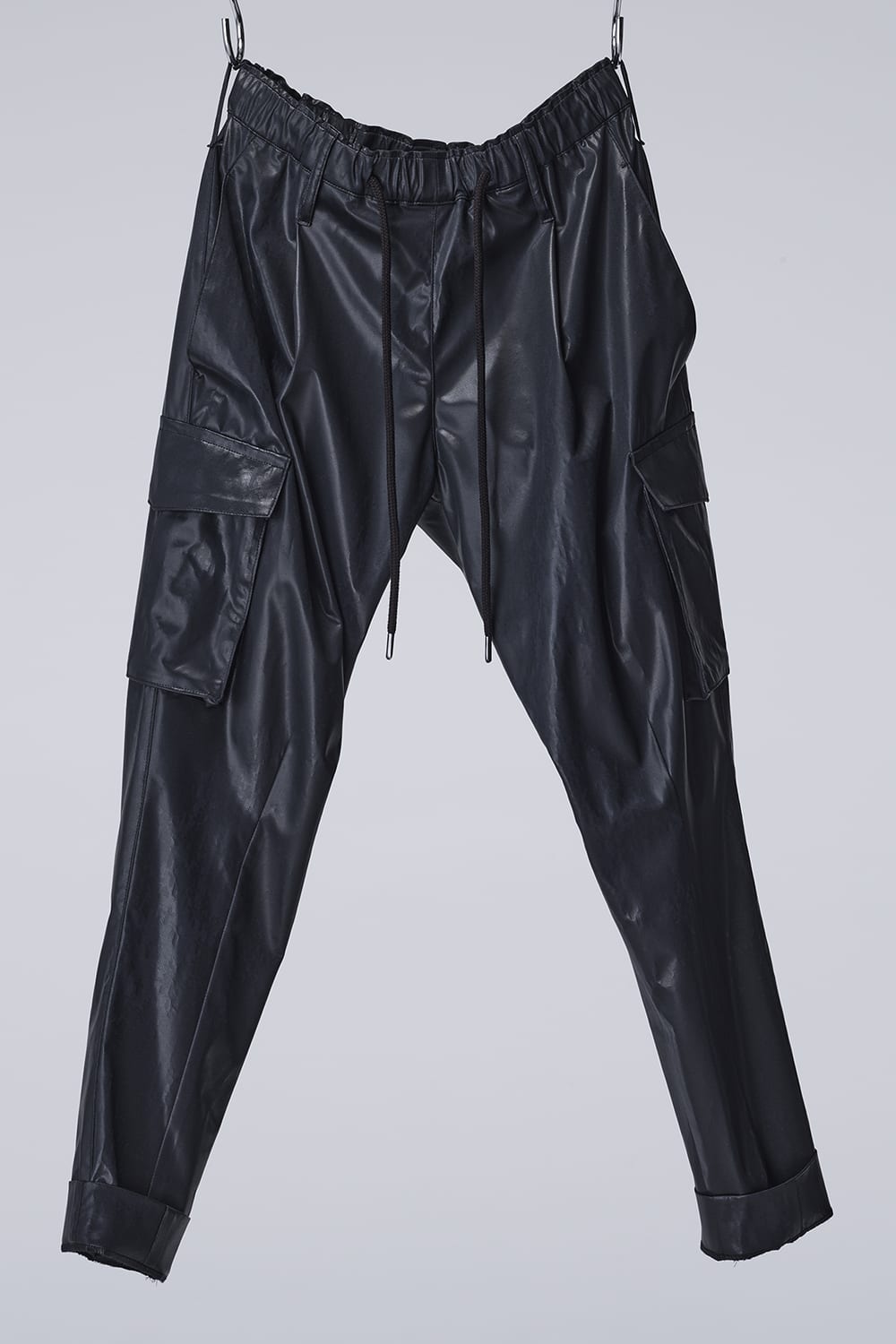 Cross Dot Wet Print Cargo Pants