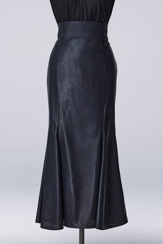 Cross Dot Wet Print Mermaid Skirt