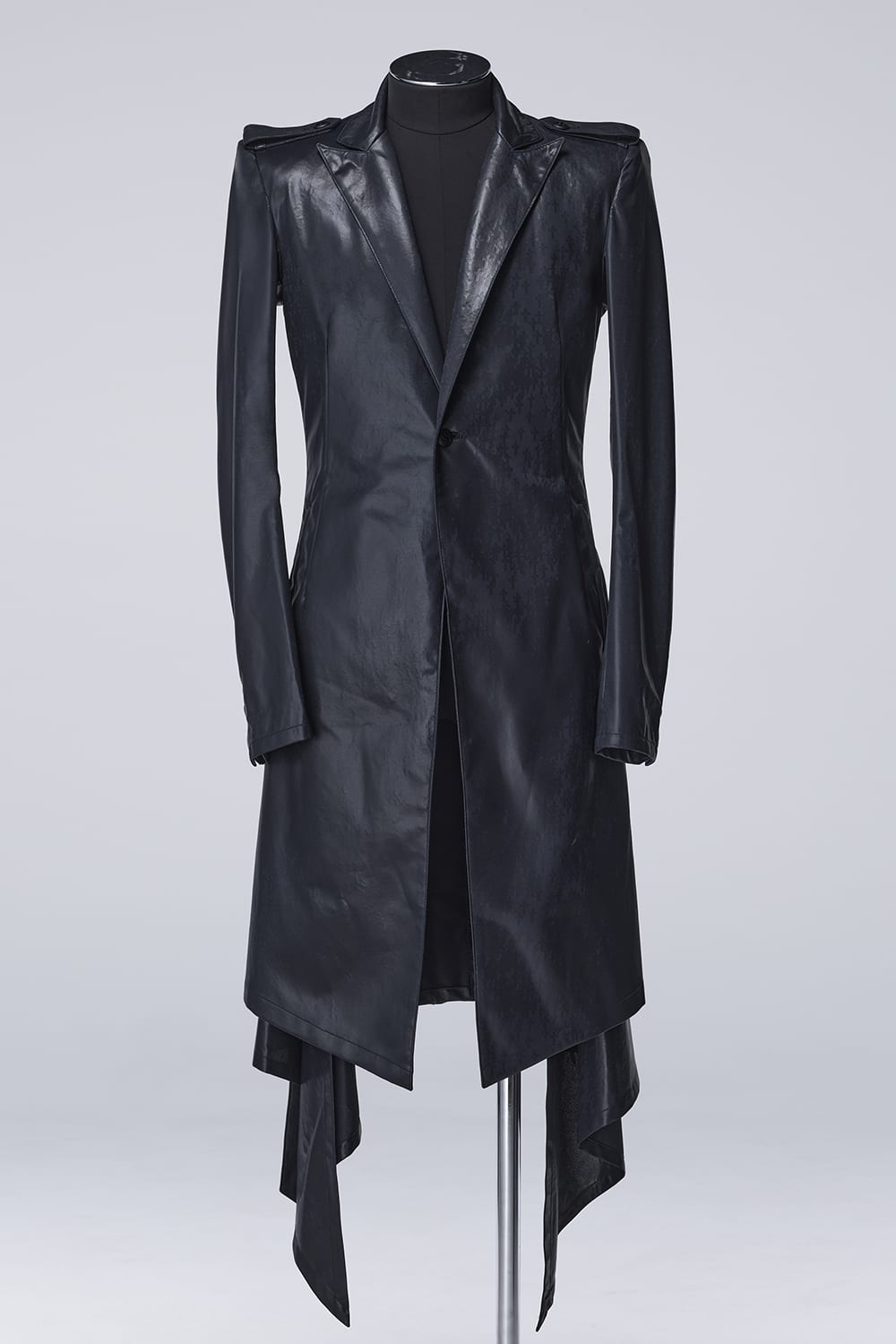 Cross Dot Wet Print Flare Jacket