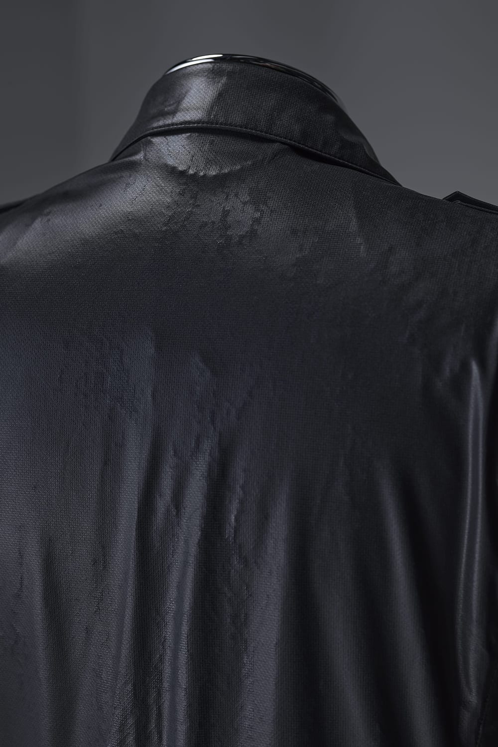 Cross Dot Wet Print Flare Jacket