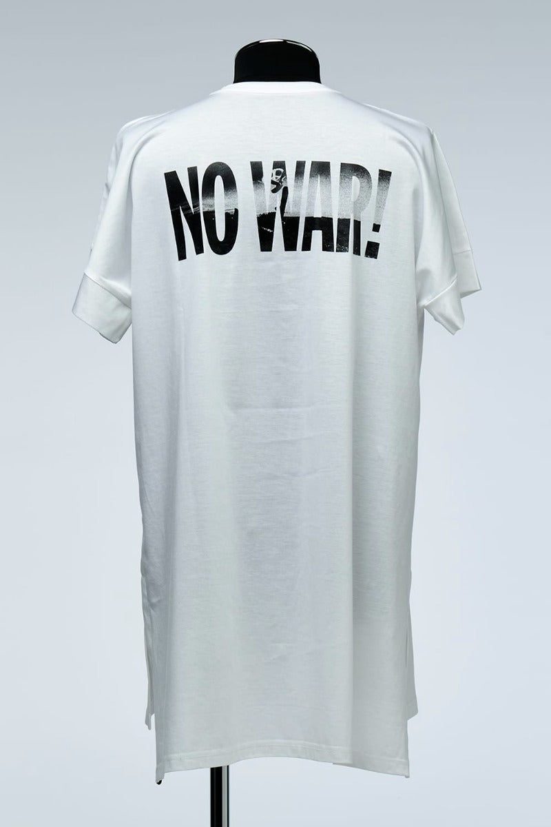 ViscoseOrganicVneckDolmanT-Shirt White