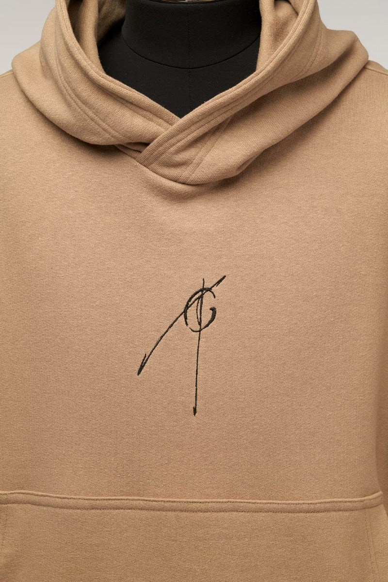 Loose Hoodie  Gray Beige