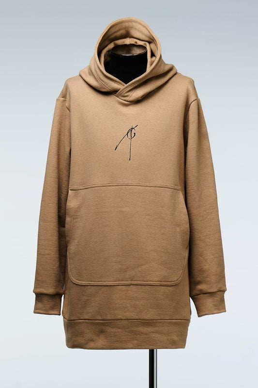 Loose Hoodie  Gray Beige