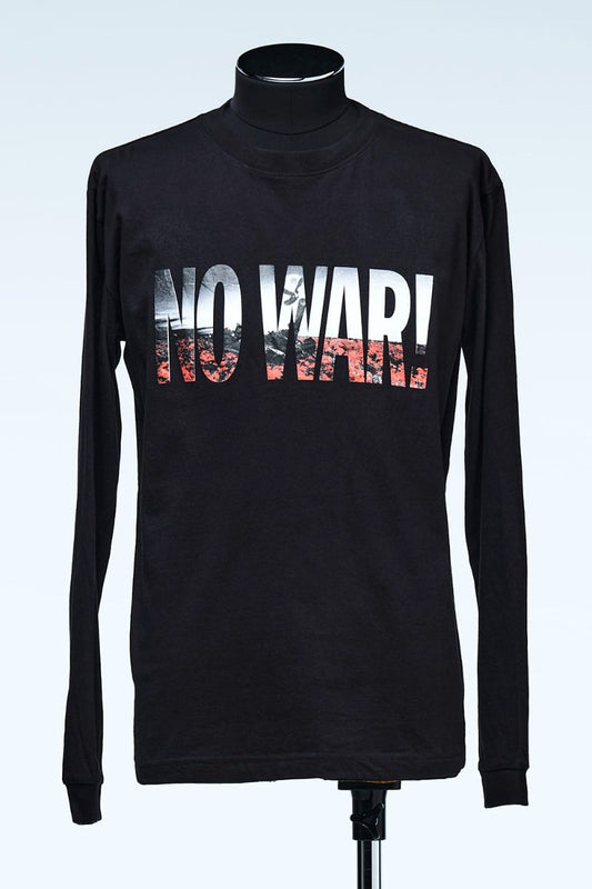 NOWAR-CharityLongSleevesT-Shirt  Black