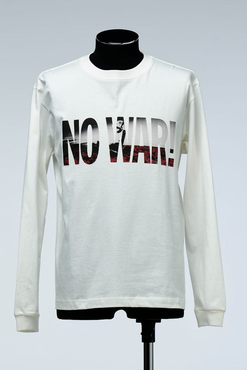 NOWAR-CharityLongSleevesT-Shirt  White
