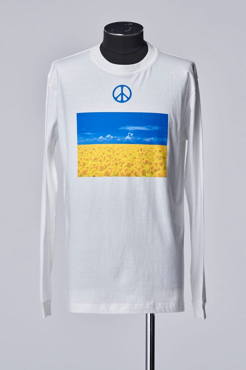 UKRAINE-CharityLongSleevesT-Shirt White