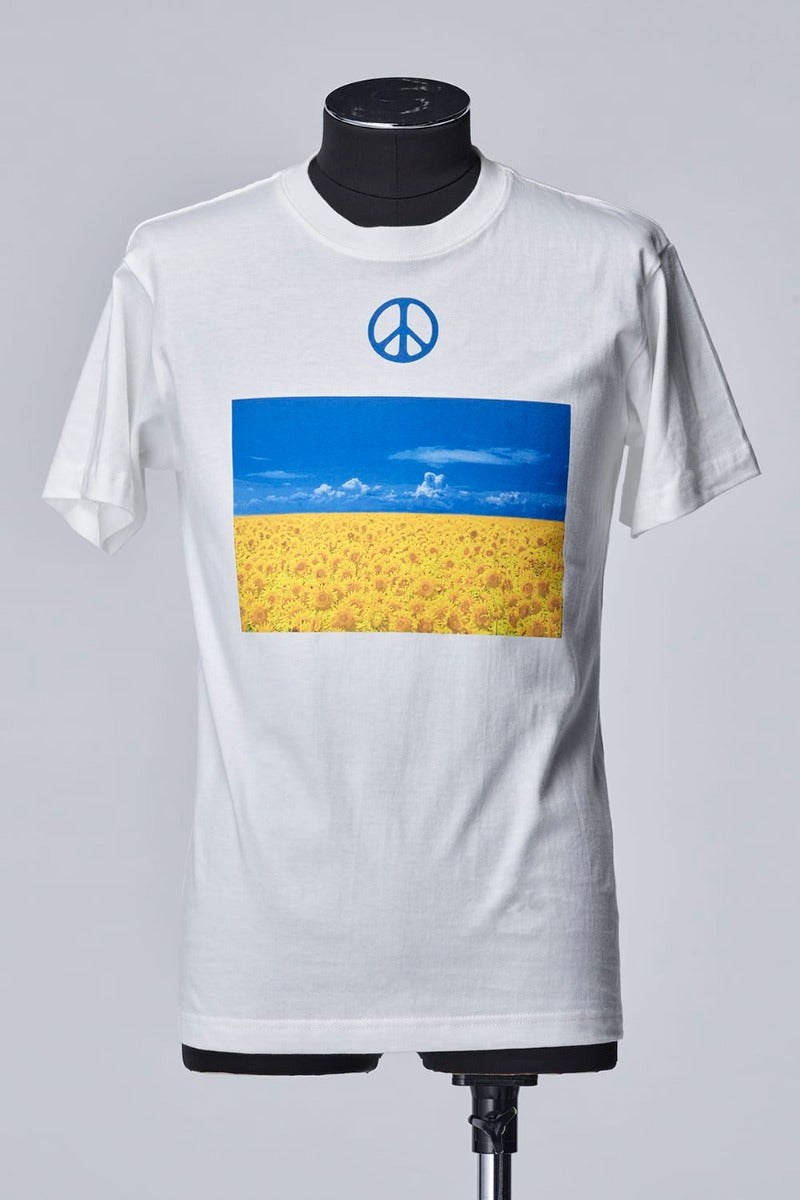 ウクライナ チャリティーTシャツ White