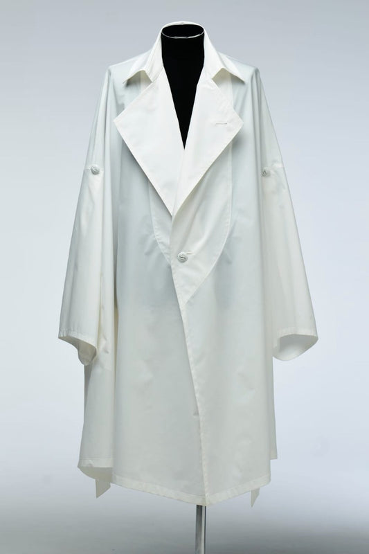 HAORI-TrenchCollar White