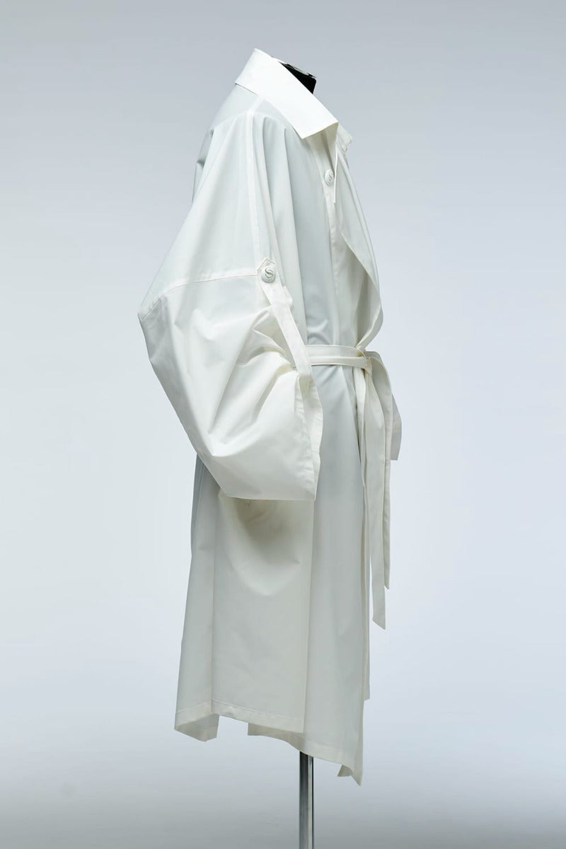 ハオリ トレンチコート ホワイト