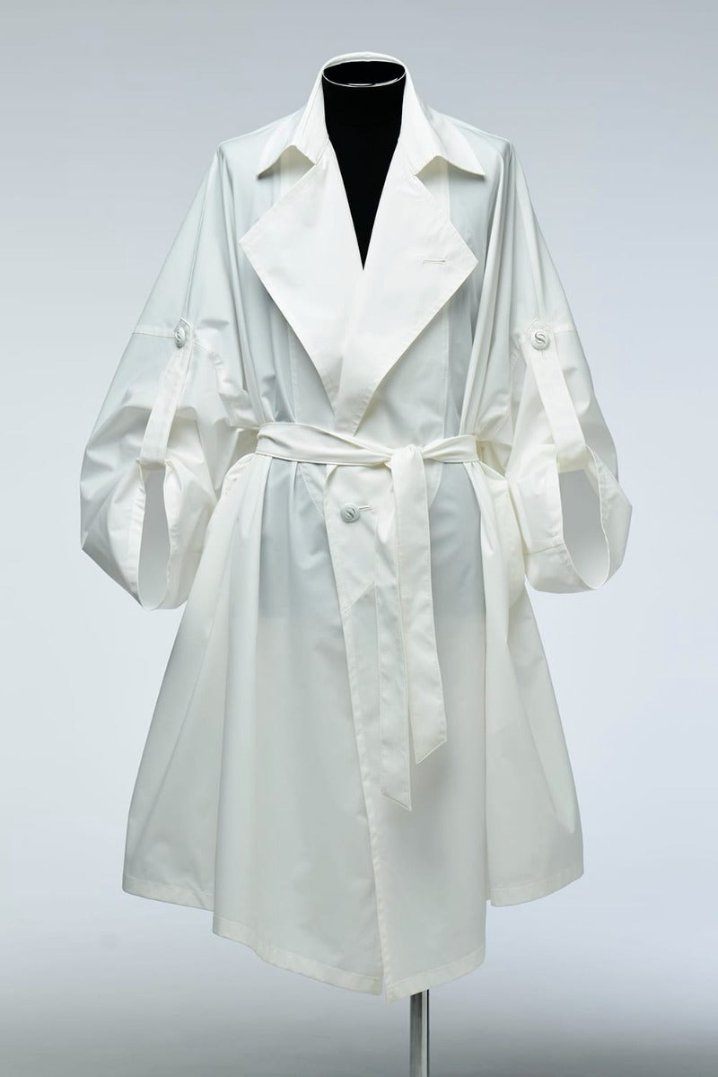 ハオリ トレンチコート ホワイト