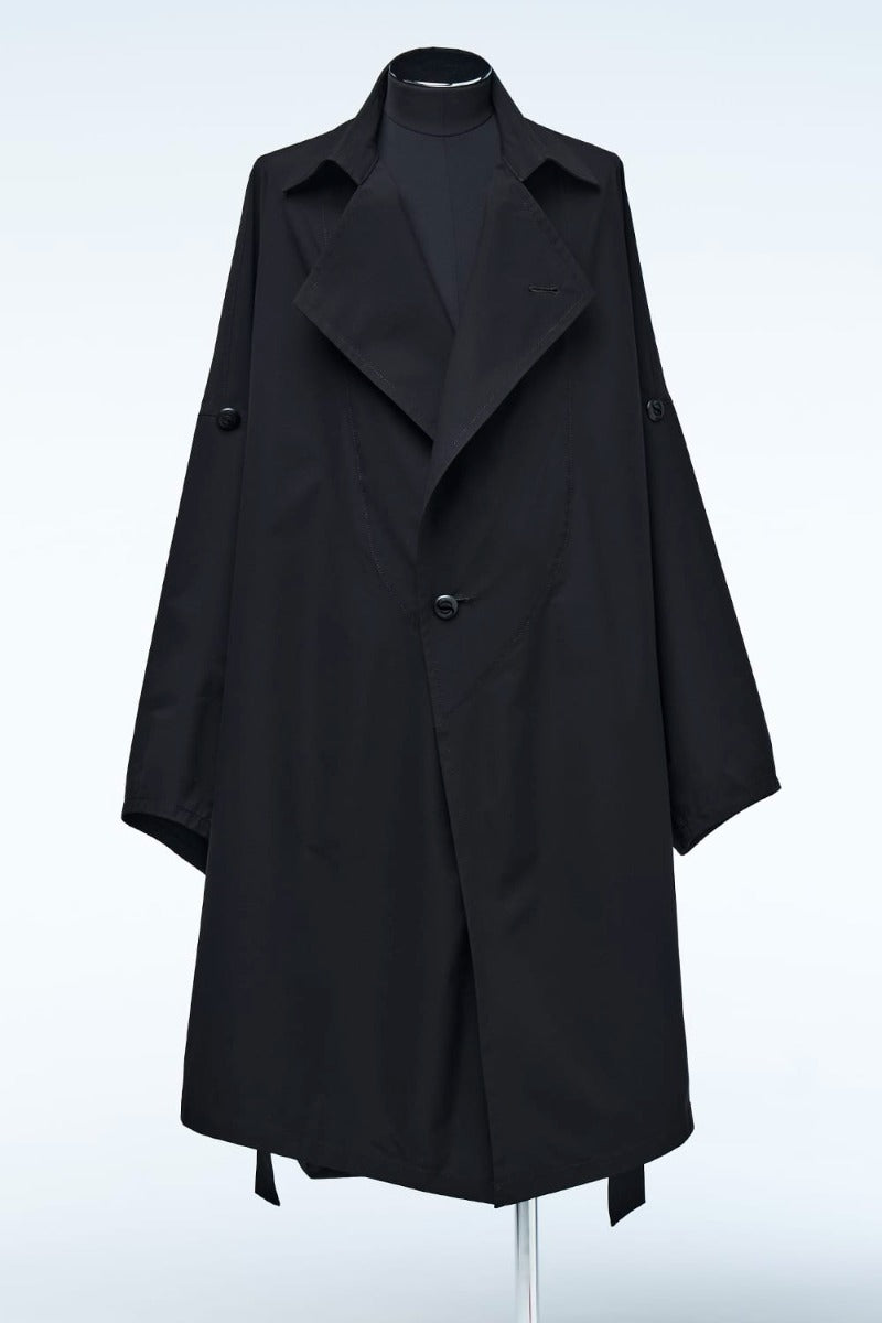 HAORI-TrenchCollar Black