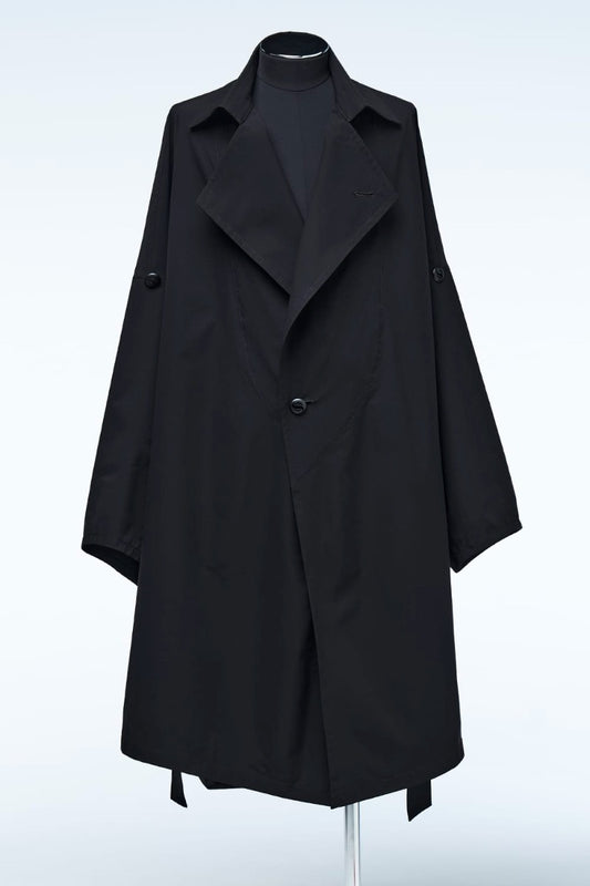 HAORI-TrenchCollar Black