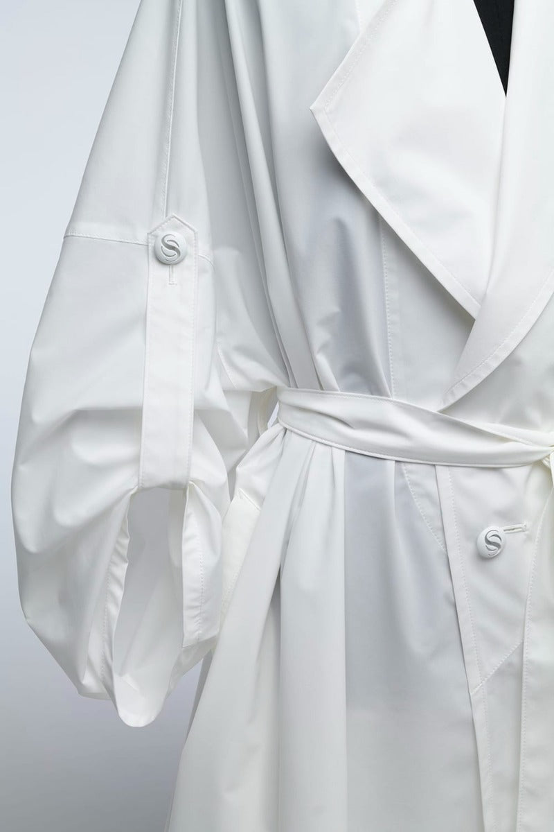 ハオリ トレンチコート ホワイト