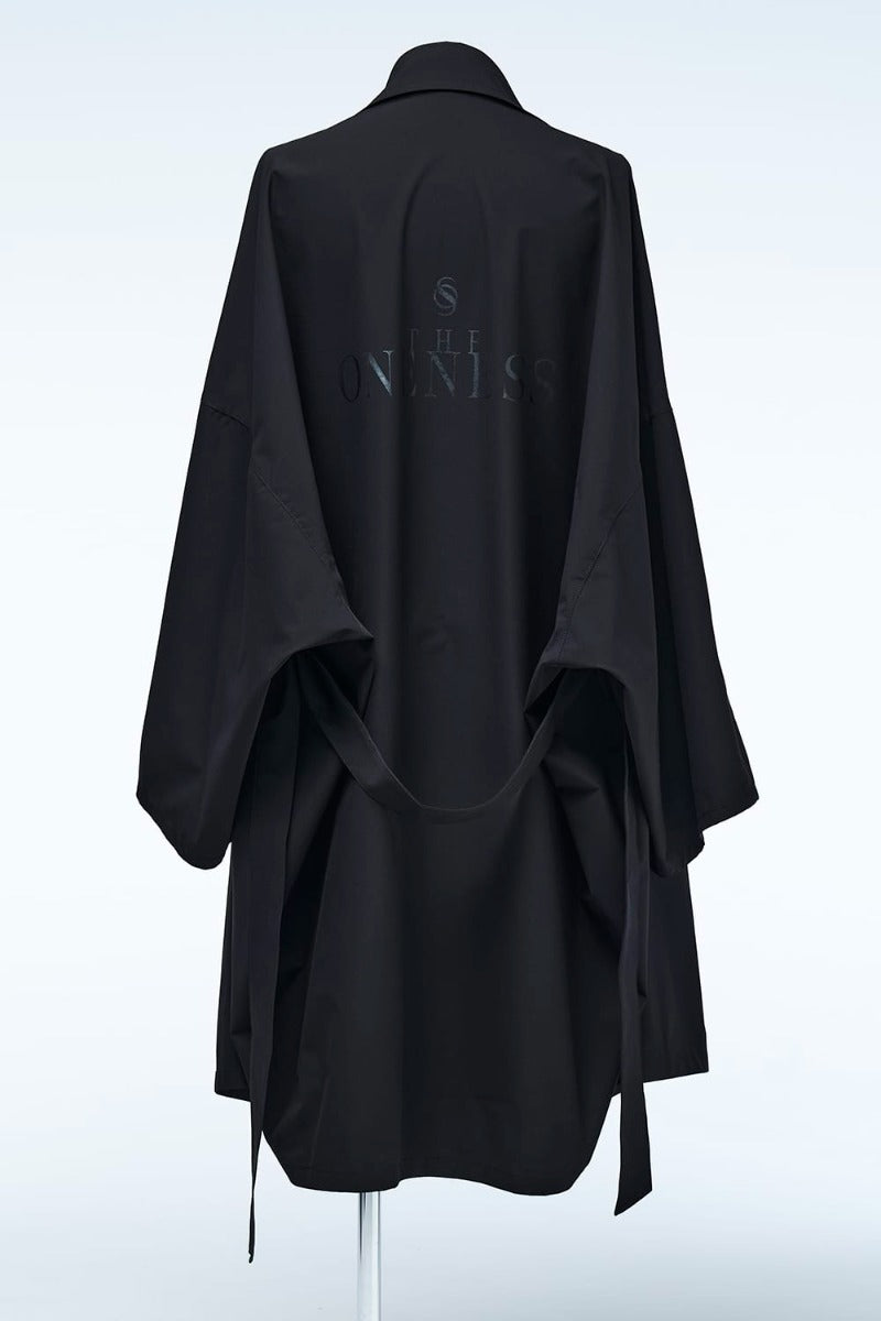 HAORI-TrenchCollar Black